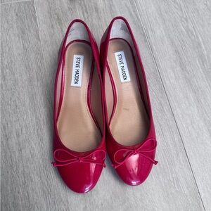 Steve Madden Cherry Red Flats